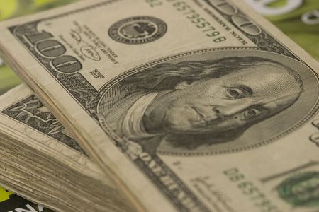 100 US Dollar bills