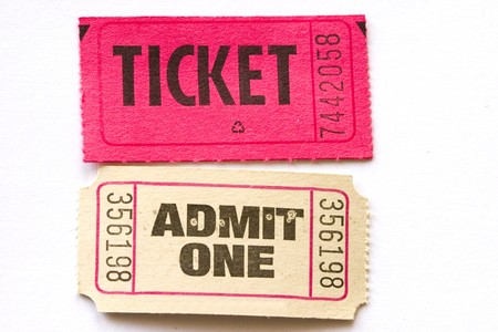 Ticketsの写真素材