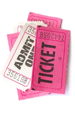 Ticketsの写真素材