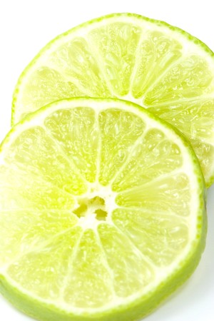 Lime slicesの写真素材