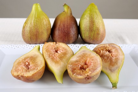 Close up of fresh figsの写真素材