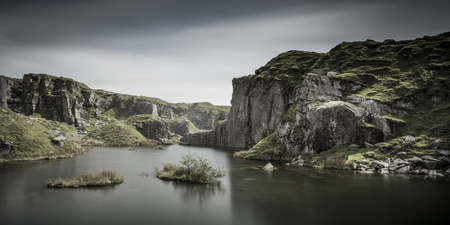 Froggintor Quarry on Dartmoor, UKの写真素材