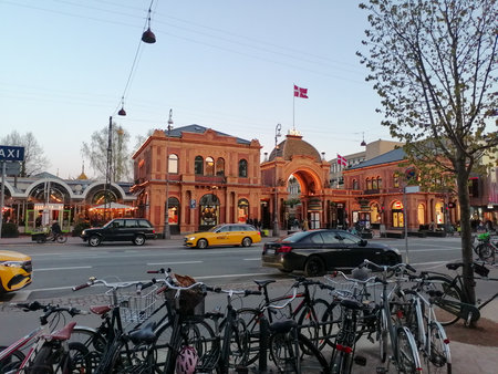 View of the main square of Copenhagen.