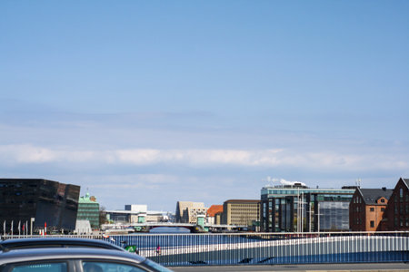 Cityscape of Reykjavik, capital city of Iceland.の写真素材