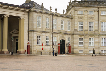 the palace of the king of Denmark in Copenhagenの写真素材