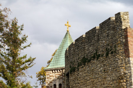 The medieval fortressの写真素材