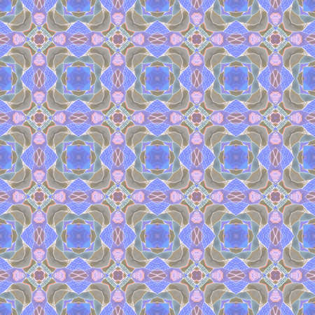 Abstract seamless pattern with regular ornament. Print for fabric, textile, wrapping paper.