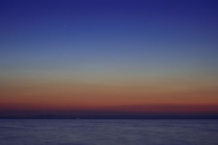 Sunset in Greeceの写真素材
