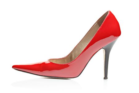 High heel isolated on white backgroundの写真素材