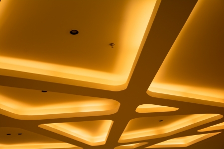 ceiling with lampの写真素材
