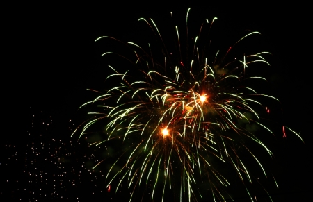 image of firework as background の写真素材