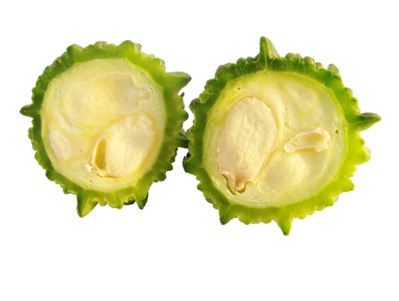  Momordica charantia also called bitter melon, bitter gourd or bitter squash is apopular vegetable in South Asia which is considered as medicinal food for diabetics の写真素材