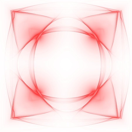 design of glowing abstrcat pink patterns on white background with creative space for text の写真素材