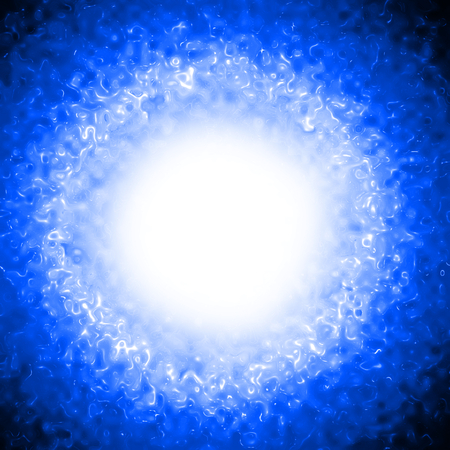abstract blue plasma backgroundの写真素材