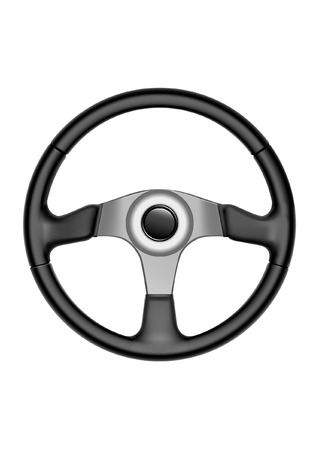 Sports car steering wheelのイラスト素材