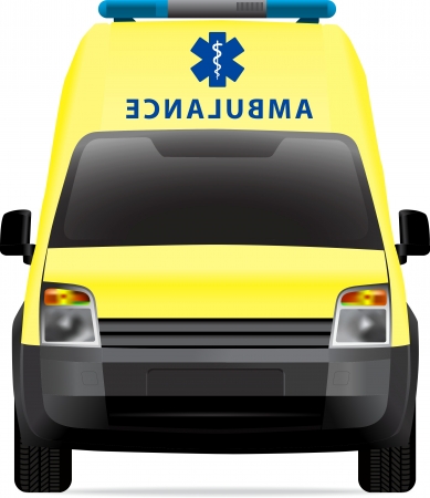 Ambulance car vector illustrationの写真素材
