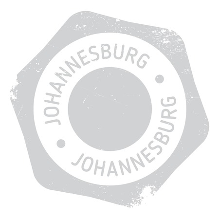 Johannesburg stamp. Grunge design with dust scratches. Effects can be easily removed for a clean, crisp look. Color is easily changed. rubber grungeのイラスト素材