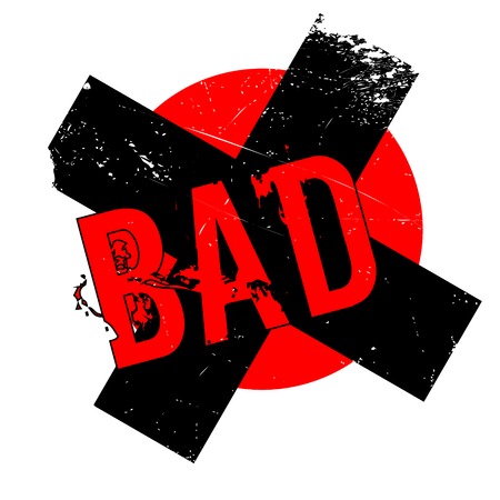 Bad rubber stampのイラスト素材