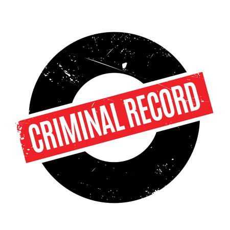 Criminal Record rubber stamp. Grunge design with dust scratches. Effects can be easily removed for a clean, crisp look. Color is easily changed. Criminal Record rubber stamp. Grunge design with dust scratches. Effects can be easily removed for a clean, crisp look. Color is easily changed.