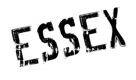 Essex rubber stamp. Grunge design with dust scratches. Effects can be easily removed for a clean, crisp look. Color is easily changed.のイラスト素材