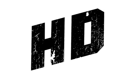 Hd rubber stamp. Grunge design with dust scratches. Effects can be easily removed for a clean, crisp look. Color is easily changed.の写真素材