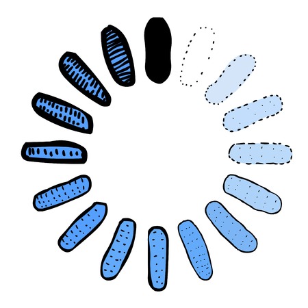 Cartoon image of Upload Iconのイラスト素材