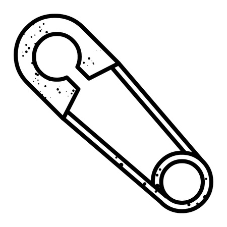 Cartoon image of Pin Icon. Pin symbolのイラスト素材