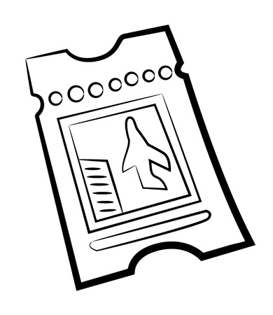 Cartoon image of Ticketの写真素材