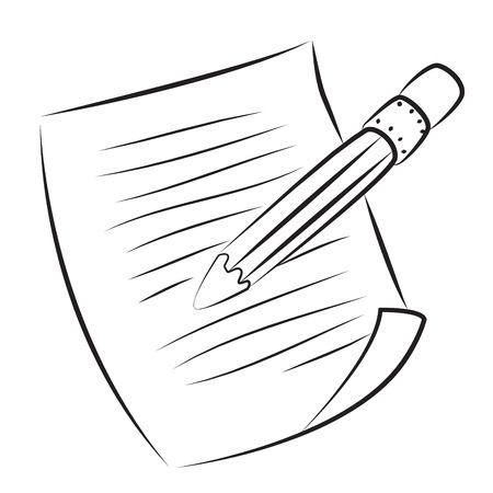 Cartoon image of Edit Icon. Edit symbolのイラスト素材
