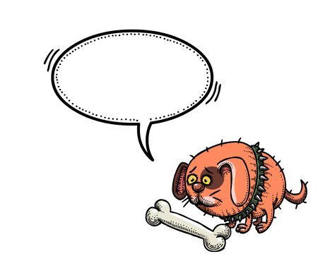 small fat dog-100のイラスト素材