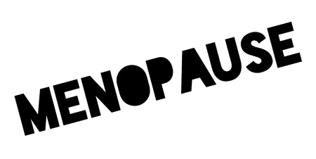 Menopause rubber stampのイラスト素材