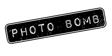 Photo Bomb rubber stampのイラスト素材