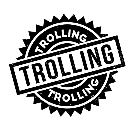 Trolling rubber stampのイラスト素材