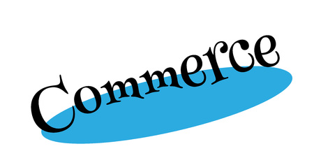 Commerce rubber stampのイラスト素材