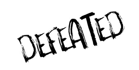 Defeated rubber stampのイラスト素材
