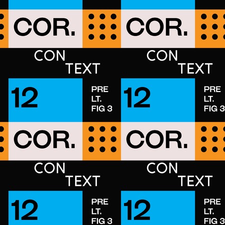 Context abstract typographic pattern for print and media.