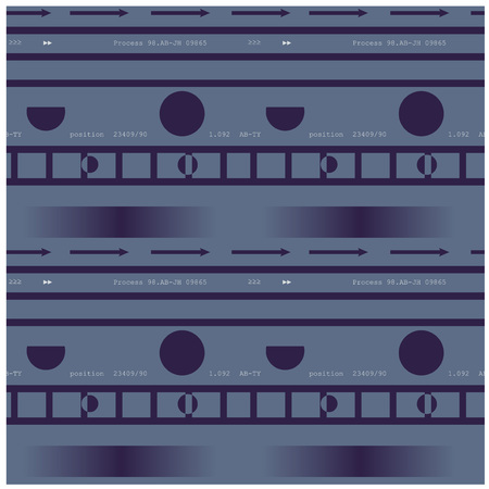 Technological seamless pattern for web, textile and print.のイラスト素材