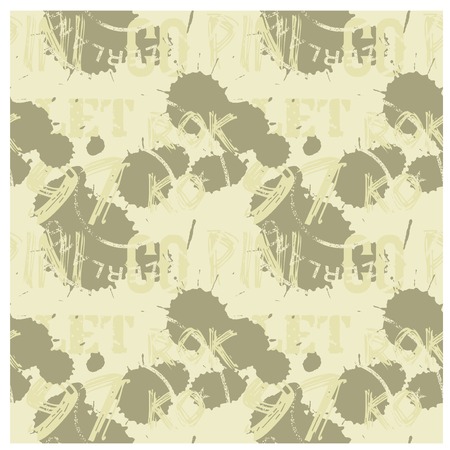 Letters and numbers pattern.のイラスト素材