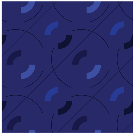 Circles and diagonal lines seamless pattern. Design for print, fabric, textile. Seamless wallpaper.