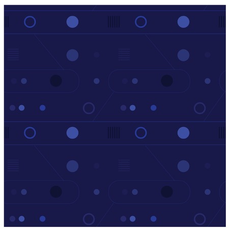 Mechanism and abstract interface seamless pattern. Design for print, fabric, textile. Seamless wallpaper.のイラスト素材