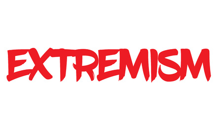 Extremism stamp. Typographic label, stamp or iconのイラスト素材