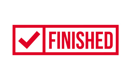 Finished stamp. Typographic label, stampのイラスト素材