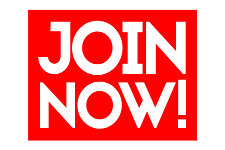 Join Now typographic stamp. Typographic sign, badge or logo.のイラスト素材