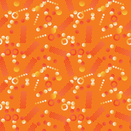 Exploded mechanism creative pattern. Digital design for print, fabric, fashion or presentation.のイラスト素材