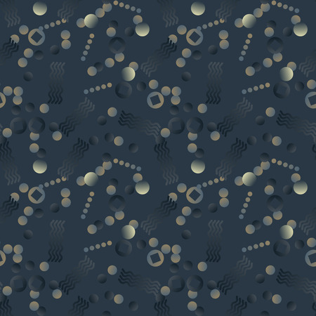 Exploded mechanism creative pattern. Digital design for print, fabric, fashion or presentation.のイラスト素材