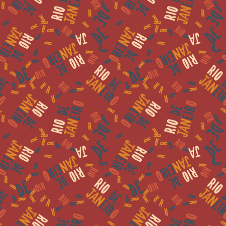 Rio de Janeiro
 creative pattern. Digital design for print, fabric, fashion or presentation.のイラスト素材