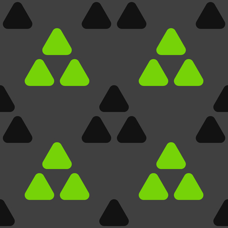 Hills and triangles seamless pattern. Strict line geometric pattern for your design.のイラスト素材