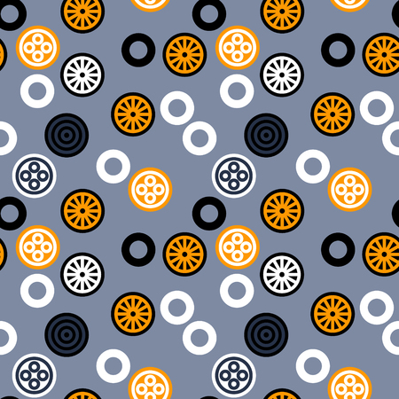 Chinese signs seamless pattern. Authentic design for digital and print media.のイラスト素材