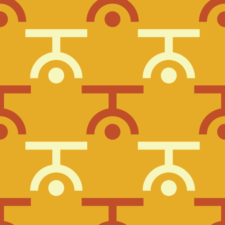 Upside down seamless pattern. Strict line geometric pattern for your design.のイラスト素材