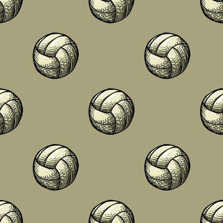 Playing ball seamless pattern. Original design for print or digital media.のイラスト素材